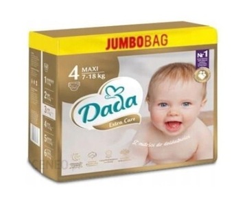 Pieluszki Dada Extra Care 4 82 szt. JUMBOBAG