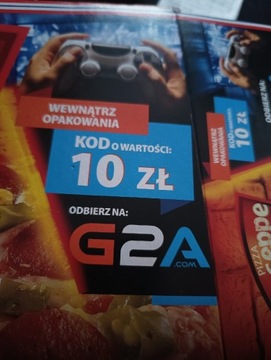 Sprzedam Dwa kody do G2A 31 sierpień 2024r