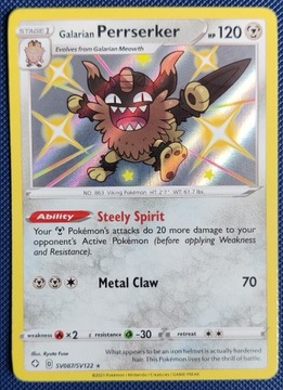 Galarian Perrserker SV087/SV122 Shining Fates