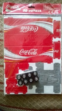 Ciężarówka Coca-Cola, Puzzle 3D na kołach