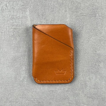 Skórzany Handmade - Cardholder - Portfel na karty