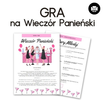 GRA NA WIECZÓR PANIEŃSKI Test znajomości Pary