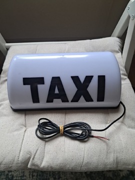 Przewodowa lampa kogut Taxi 