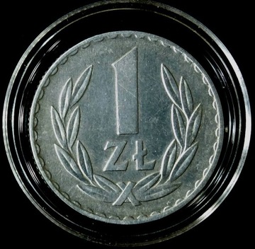 1 ZŁOTY 1973, z.m., PRL, nominał, stempel zwykły