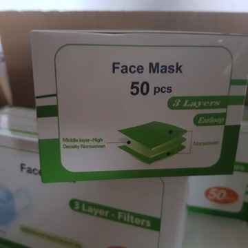 Maseczki face mask 50szt