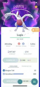 Pokemon Go - Shiny Lugia Legend