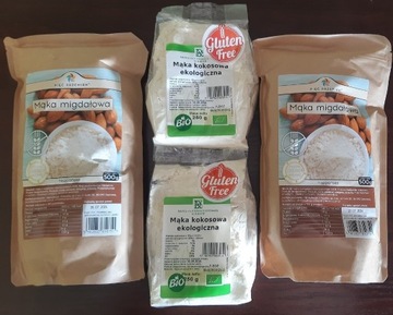 Mąka migdałowa kokosowa 1 kg/0,5 kg bezglutenowa 
