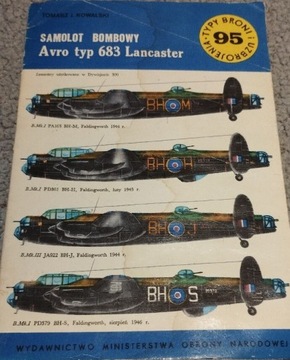 Typy broni i uzbrojenia Avro typ 683 Lancaster