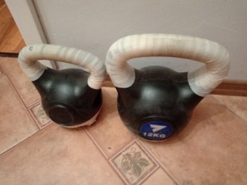 Obciążenie kettlebell 6+12kg, 18kg hantle hantelki