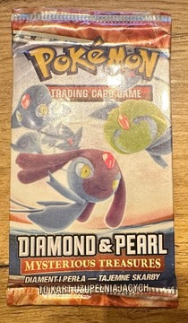 Pokemon D&P: Mysterious Treasures PL Booster NOWY