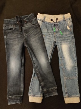 2 pary jeansy Dżinsy dziecięce r. 116