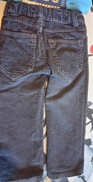 Spodnie/ spodenki sztruksowe C&A r. 92-98