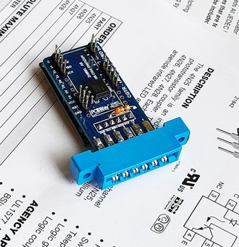 Tapecart mikroSD Commodore C64 bez PRO mini ATmega