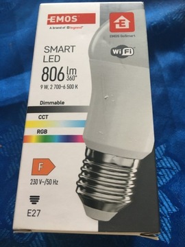 Inteligentna żarówka Led Smart 806lm RGB