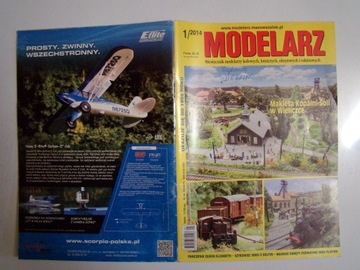 MODELARZ -1/2014 wkładka z planami szybowca DELFIN