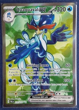 Pokemon TCG Quaquaval EX 235/193 Full Art 