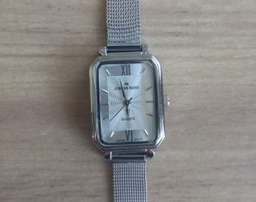 Zegarek damski prostokątny srebrny Jordan Kerr