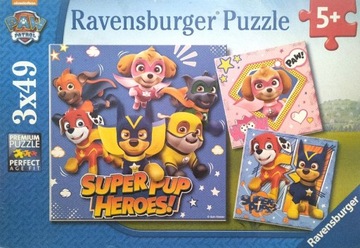 Puzzle psi patrol 3w1 Ravensburger 