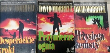 David Morrell - zestaw trzech książek