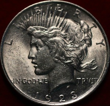 1 dolar USA - Peace Dollar 1923 - stan menniczy 