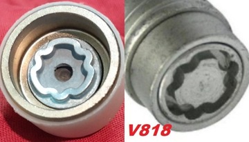 Nasadka Nakładka Adapter Złodziejka Audi V818