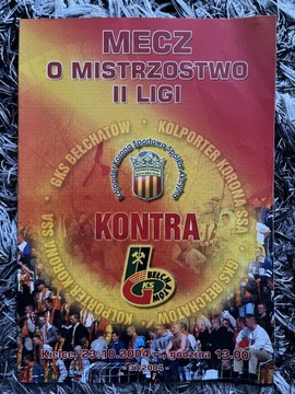 Program meczowy Korona Kielce - GKS Bełchatów