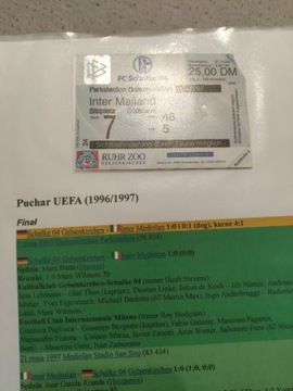 Finał Pucharu UEFA poprzednik LE 1997 Shalke-Inter