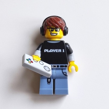 Lego col12-4 Video Game Guy/Fan gier video