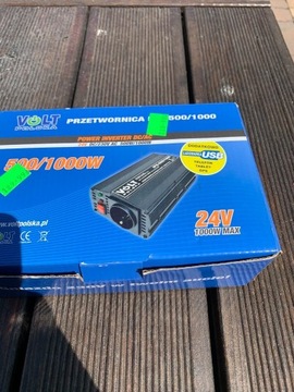 Przetwornica napięcia Volt   24V 230V 500/1000w