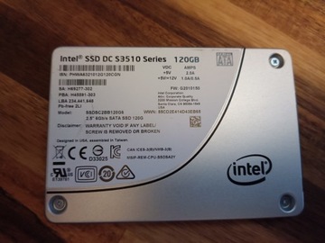 Dysk SSD Intel 120GB