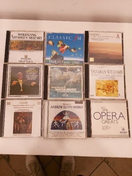 Zestaw 9 płyt CD z muzyką klasyczna