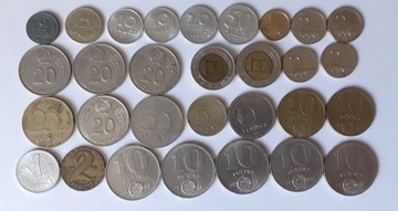 30 monet Węgry Forint Filler