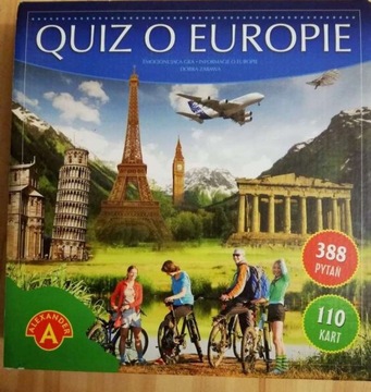 Wielki Quiz o Europie. Gra edukcyjna. Alexander. 