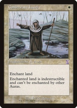 Consecrate Land Magic MTG