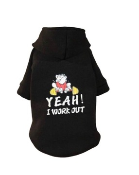 Bluza dla psa kota ubranie shih york XS czarna