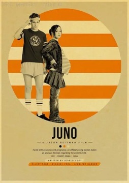 PIĘKNY plakat filmowy vintage JUNO