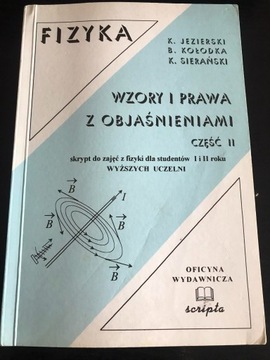 Wzory i prawa z objaśnieniami cz. II - Jezierski