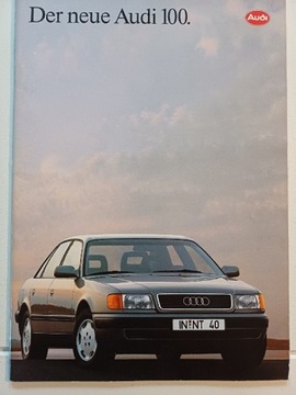 Prospekt Audi 100.1990 r UNIKAT