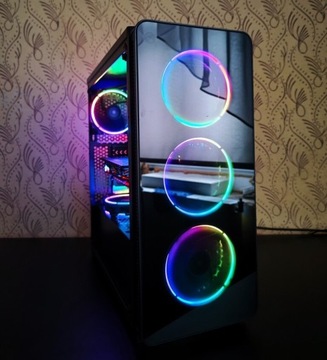 Gamingowy komputer PC : Ryzen 7, 48GB RAM, 1TB SSD