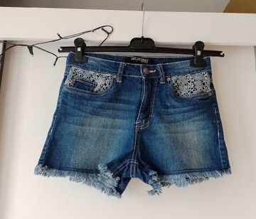 Krótkie spodenki damskie jeans Top Secret rozm.XS