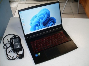 Gamingowy Laptop MSI GF63, i5-11400H, 32GB DDR4, SSD 1 TB, RTX 3050