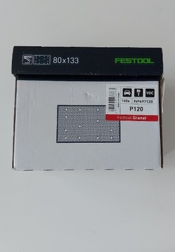 Arkusz ścierny FESTOOL GRANAT P120/100 szt. 497120