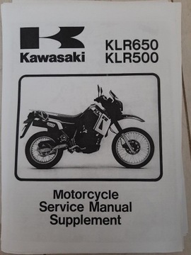 Kawasaki KLR 650 500 - serwisówka service manual