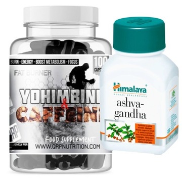 QRP Nutrition Yohimbine+Caffeine GRATIS Ashvaganda
