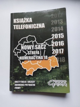 Książka Telefoniczna Nowy Sącz 2017 2016 2015 