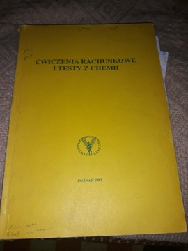 Ćwiczenia rachunkowe i testy z chemii-Pń 1993