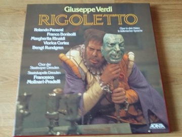 Giuseppe Verdi Rigoletto 3LP NM Box Acanta W724
