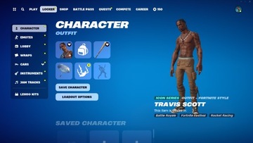 Konto fortnite travis scott