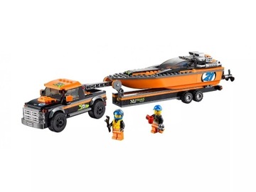 Klocki LEGO City 60085 - Terenówka z motorówką