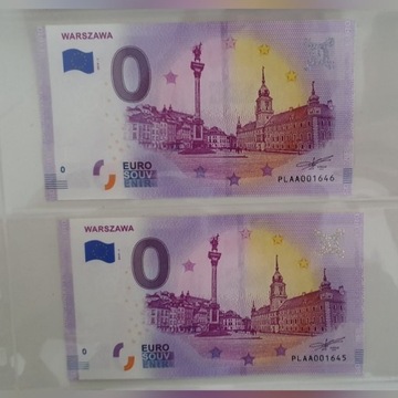 Banknot 0 EURO Polska - Warszawa